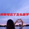 学信网账号忘了怎么查学信网