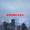 牡丹比喻什么女人(06/20更新)
